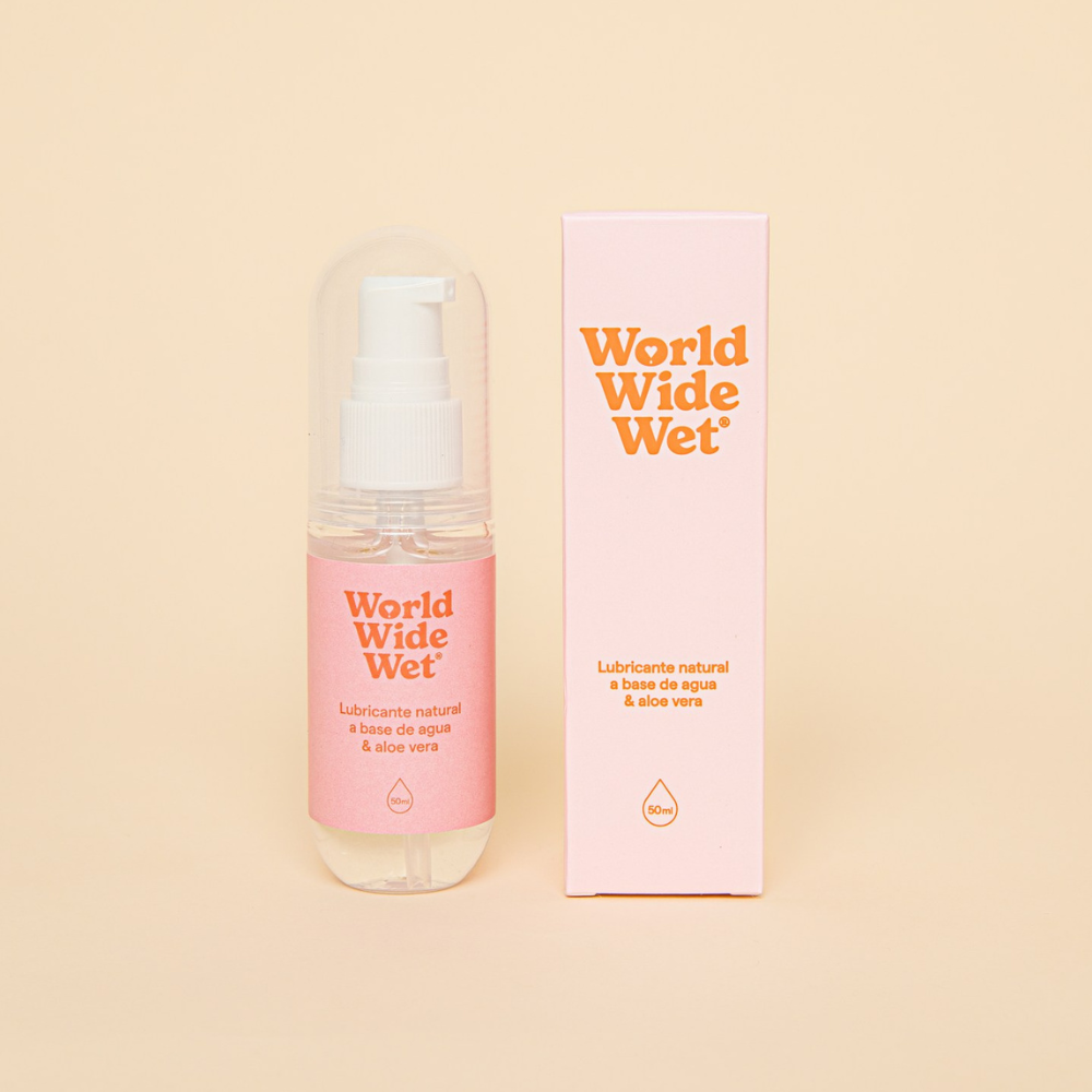 Lubricante natural a base de agua & aloe vera  World Wide Wet