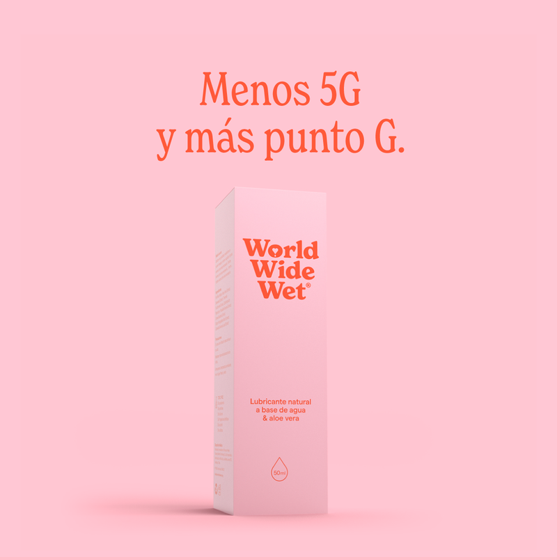 Lubricante de agua World Wide Wet: Menos 5G y más punto G