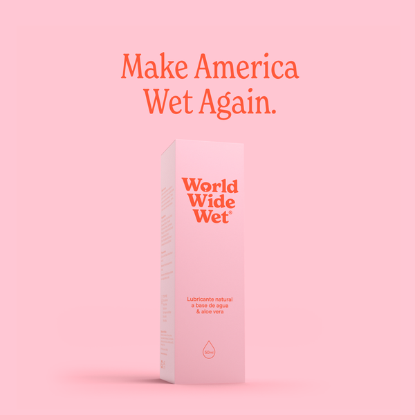 Lubricante de agua World Wide Wet: Make America Wet Again