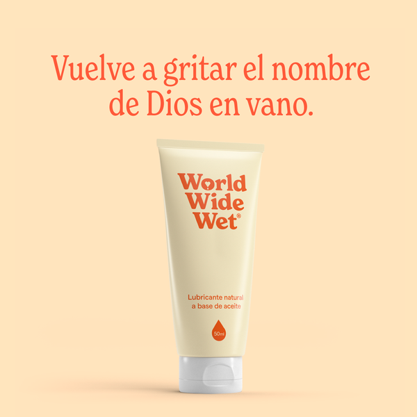 Lubricante de coco World Wide Wet: Vuelve a gritar el nombre de Dios en vano