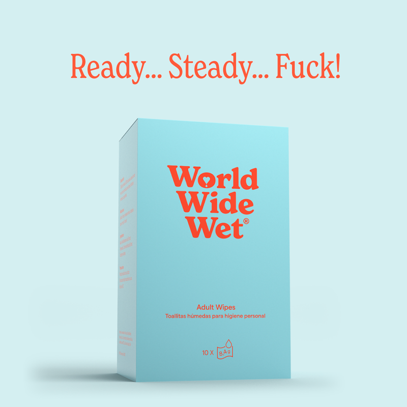Toallitas íntimas World Wide Wet: Ready, steady, fuck