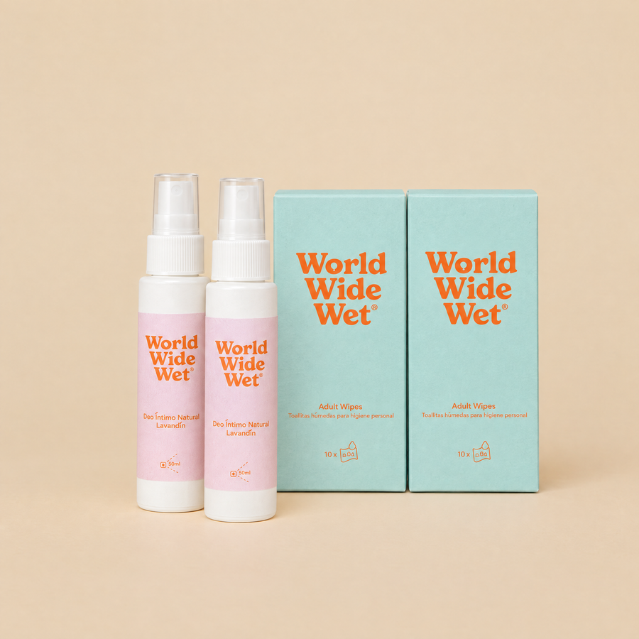 Cyber ¡Ay, qué fresca! - 2 sprays íntimos de lavandín y 2 cajas de wipes