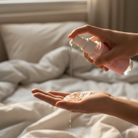 Lubricante agua y aloe formato cuadrado para Meta Ads