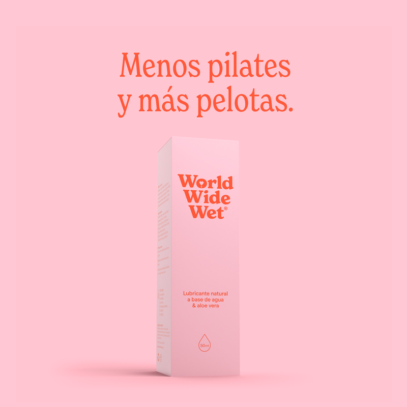 Lubricante de agua World Wide Wet: Menos pilates y más pelotas