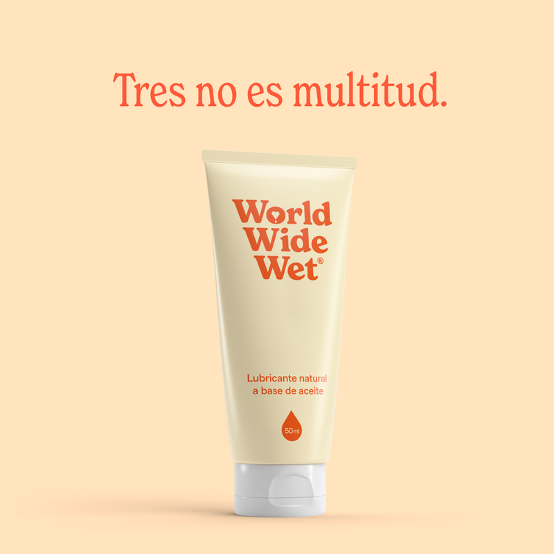 Lubricante de coco World Wide Wet: Tres no es multitud